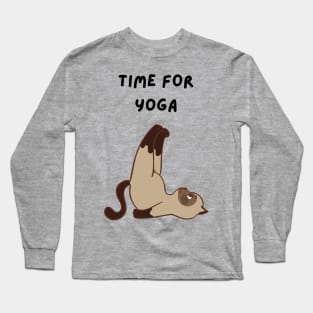 Time for some Yoga Long Sleeve T-Shirt